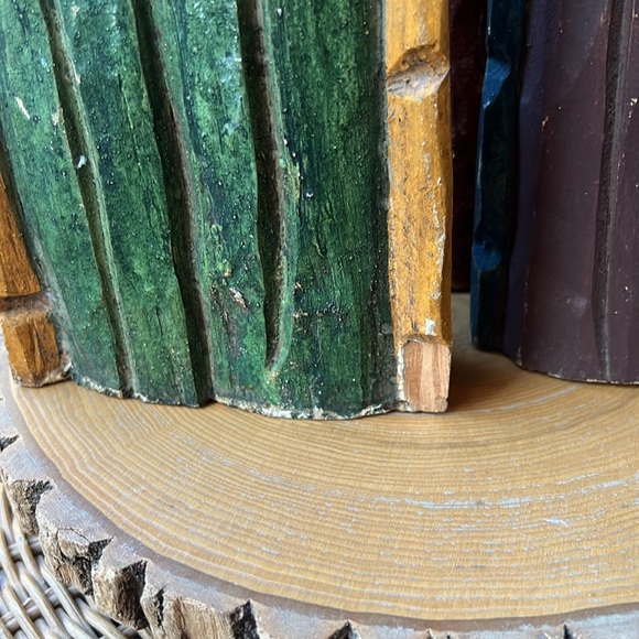 Three Vintage Santos, Originally from Horchow Catalogue, Preowned - Picture 3 of 12